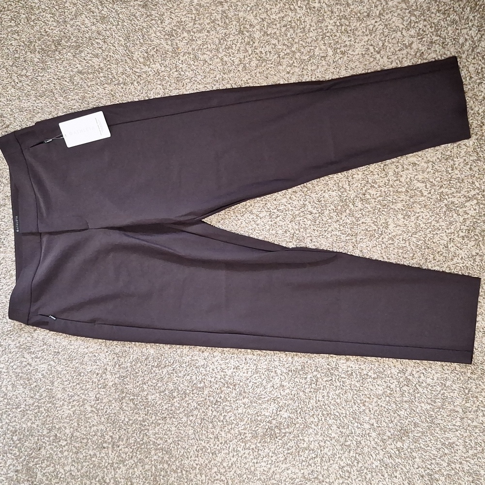 NWT Brown Athleta Stellar Skinny Trouser sz 16 Tall 16T